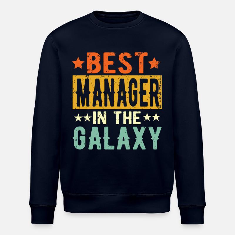 Best Manager ever Manager Geschenk - Stanley/Stella Unisex Bio-Sweatshirt ROLLER - Navy