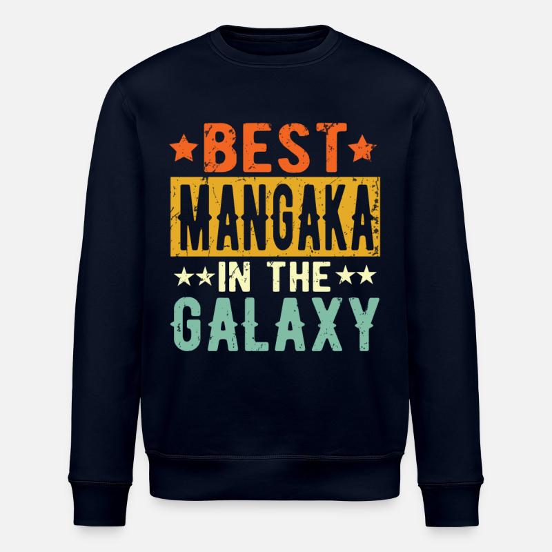 Best Mangaka ever Mangaka Geschenk - Stanley/Stella Unisex Bio-Sweatshirt ROLLER - Navy
