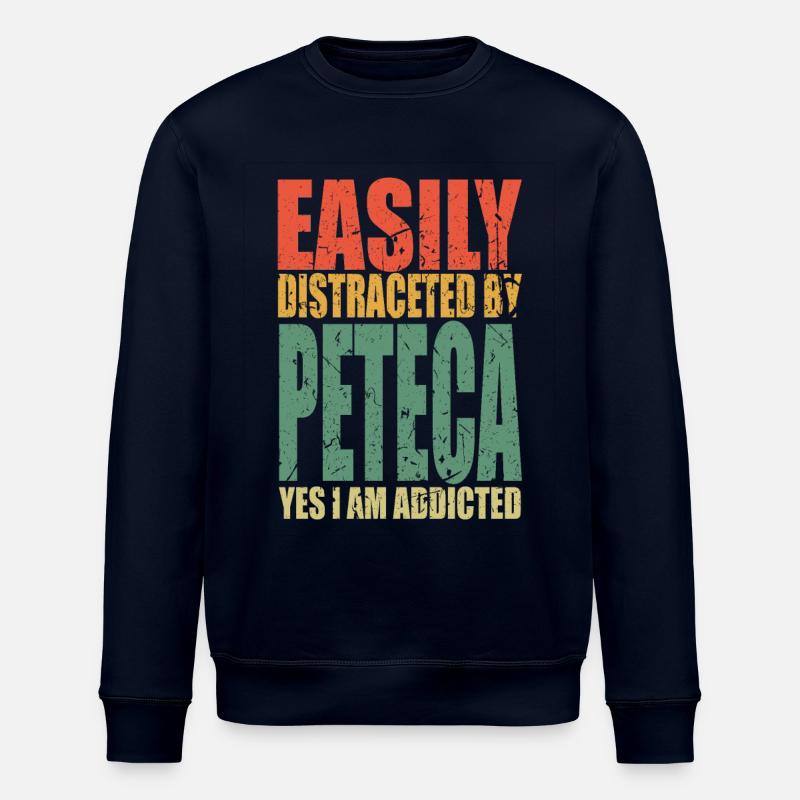 Peteca Spruch lustig - Stanley/Stella Unisex Bio-Sweatshirt ROLLER - Navy
