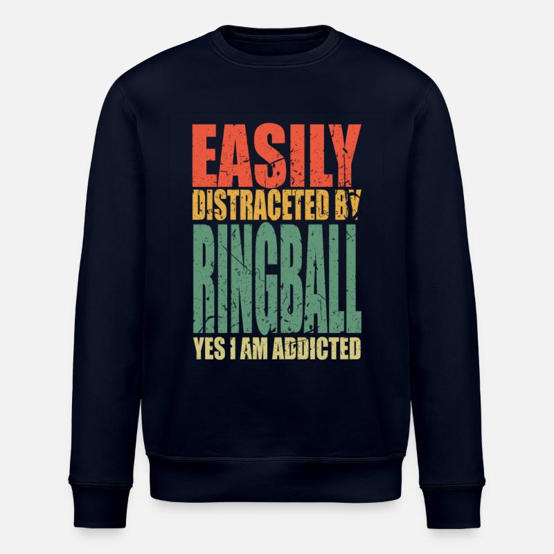Ringball disant drôle - Sweat bio ROLLER Stanley/Stella Unisexe - marine