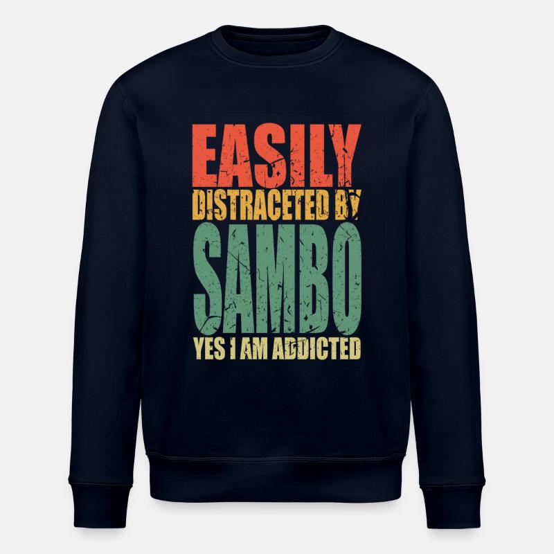 Sambo Spruch lustig - Stanley/Stella Unisex Bio-Sweatshirt ROLLER - Navy
