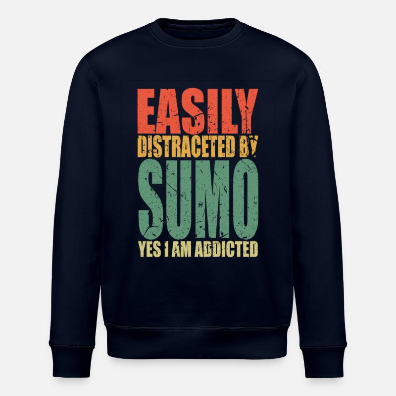 Sumo disant drôle - Sweat bio ROLLER Stanley/Stella Unisexe - marine