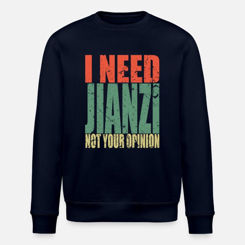 Jianzi dit drôle - Sweat bio ROLLER Stanley/Stella Unisexe - marine