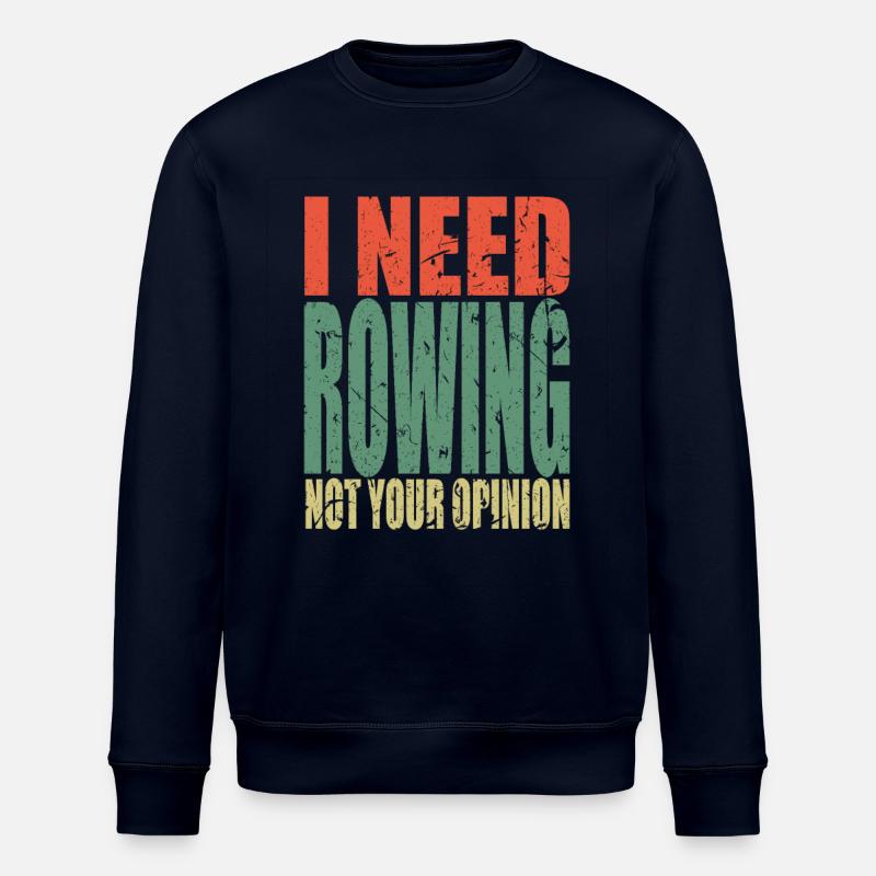 Aviron en disant drôle - Sweat bio ROLLER Stanley/Stella Unisexe - marine
