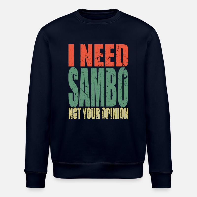 Sambo Spruch lustig - Stanley/Stella Unisex Bio-Sweatshirt ROLLER - Navy