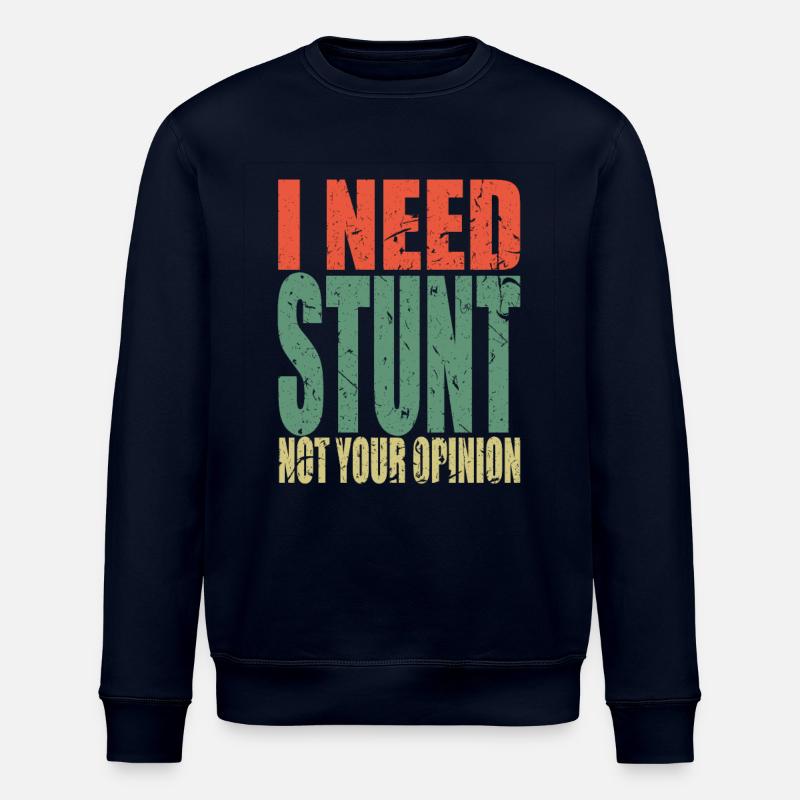 Cascade disant drôle - Sweat bio ROLLER Stanley/Stella Unisexe - marine