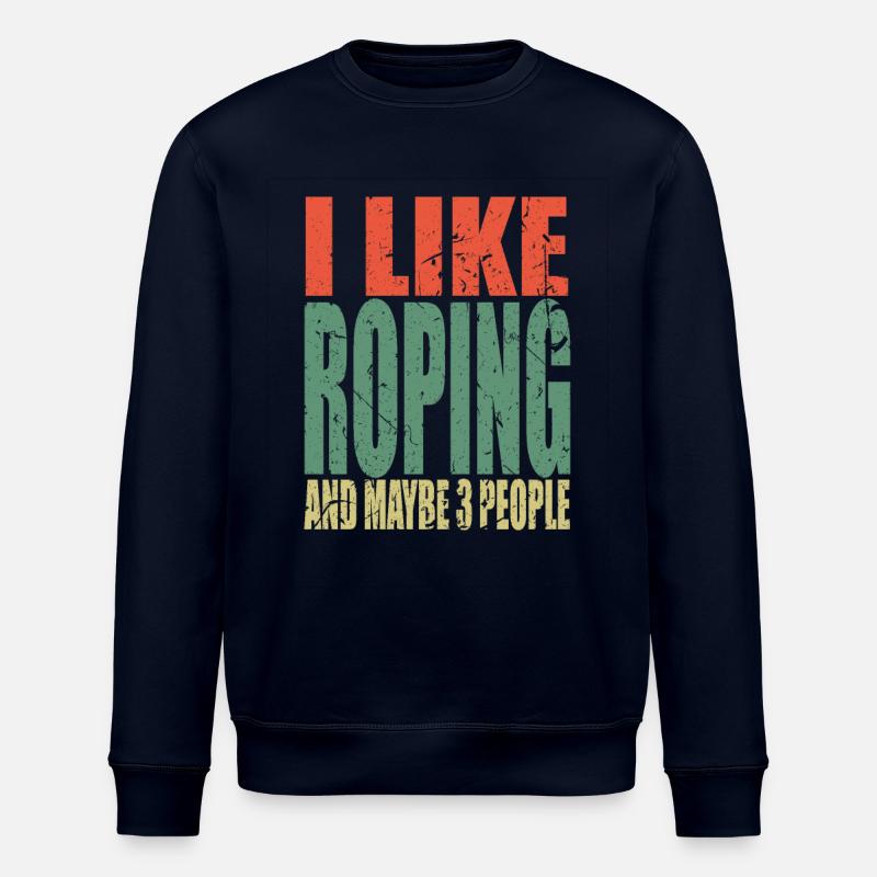 Roping disant drôle - Sweat bio ROLLER Stanley/Stella Unisexe - marine