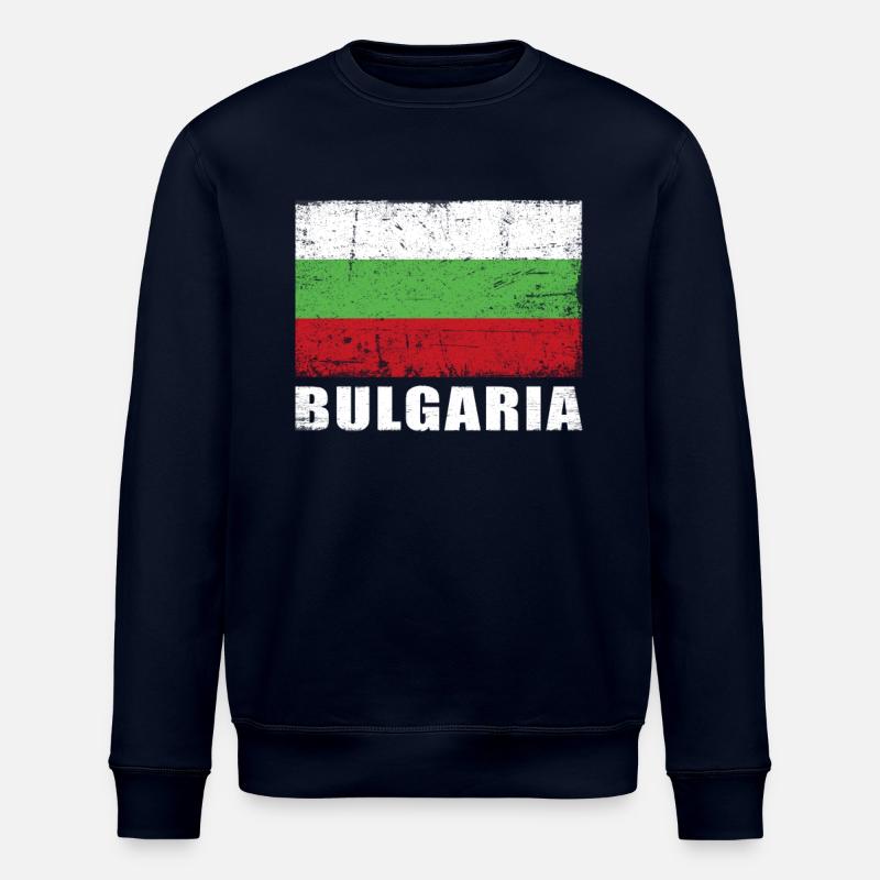 Bulgarie Drapeau Grunge Bulgarie Drapeau - Sweat bio ROLLER Stanley/Stella Unisexe - marine