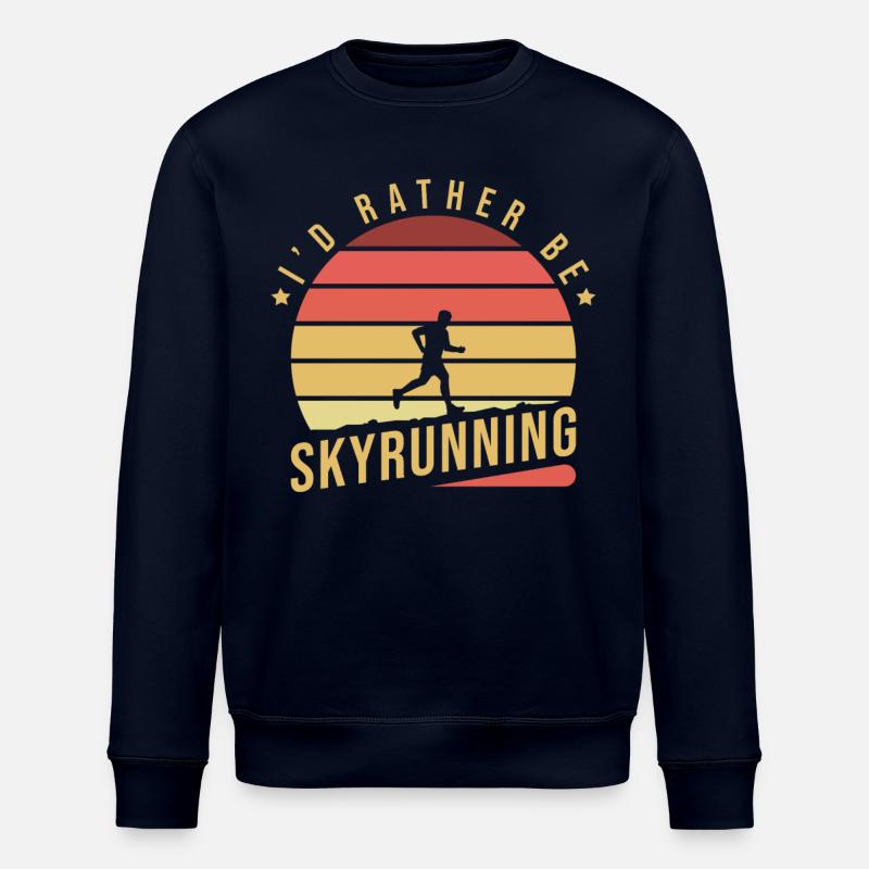 Conception de Skyrunning - Sweat bio ROLLER Stanley/Stella Unisexe - marine