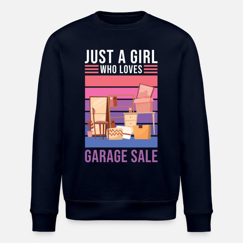 Garagenverkauf Spruch - Stanley/Stella Unisex Bio-Sweatshirt ROLLER - Navy