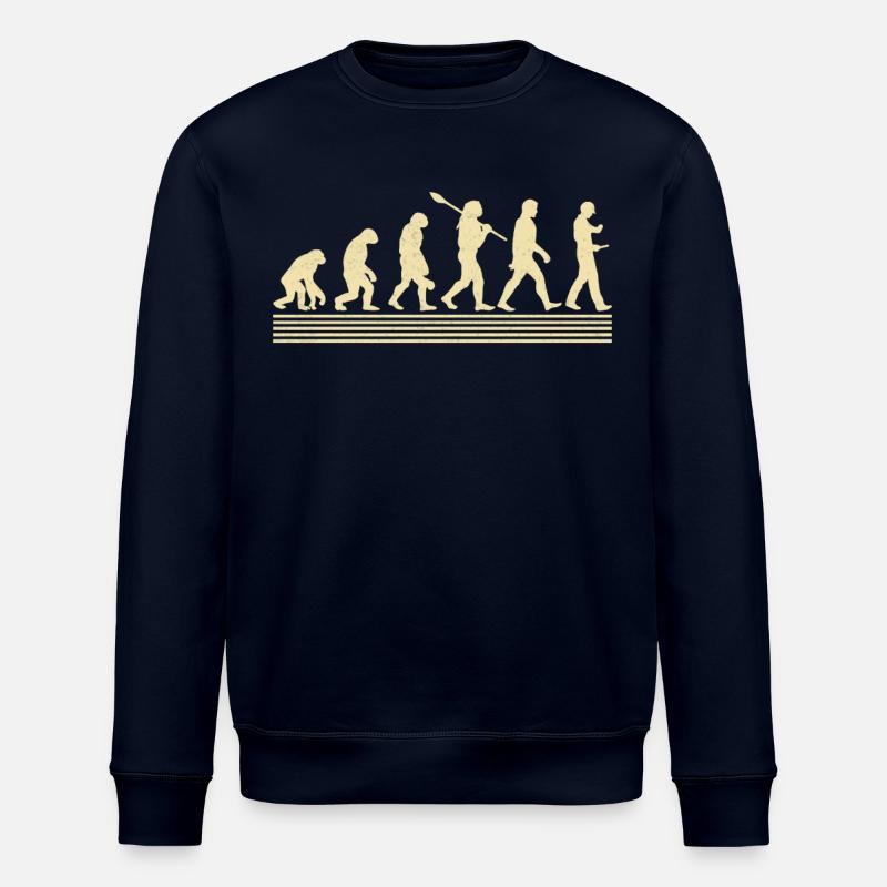Engineering evolution - Stanley/Stella ROLLER Unisex Organic Sweatshirt - navy