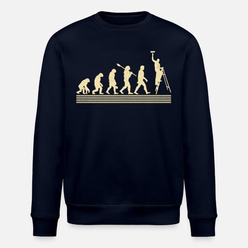 Painter evolution - Stanley/Stella ROLLER Unisex Organic Sweatshirt - navy