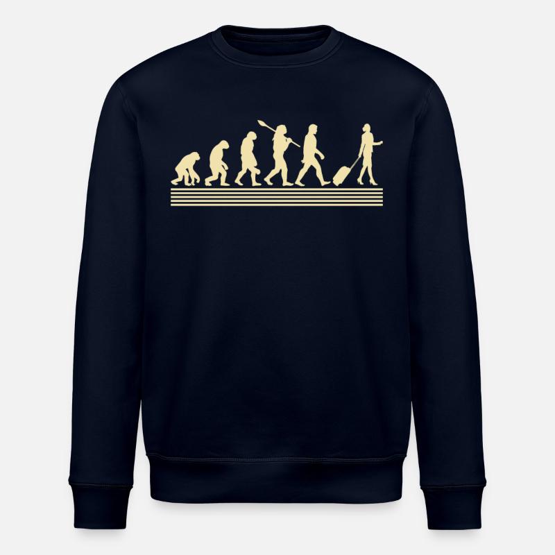 Stewardesses evolution - Stanley/Stella ROLLER Unisex Organic Sweatshirt - navy