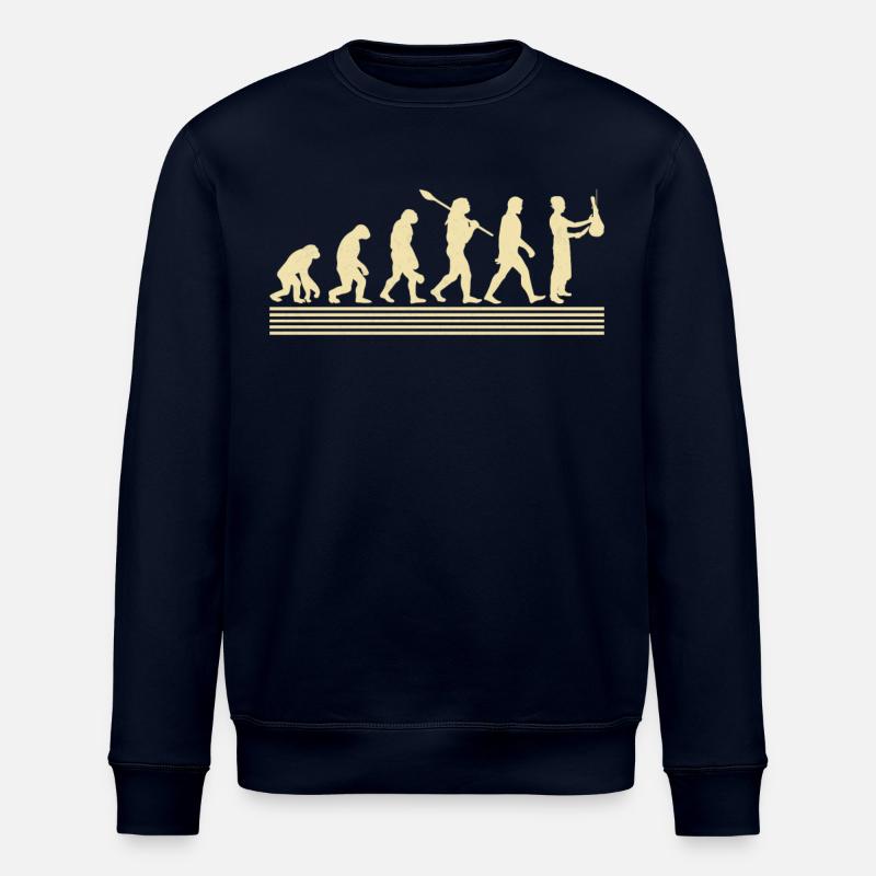 Évolution de la boucherie - Sweat bio ROLLER Stanley/Stella Unisexe - marine