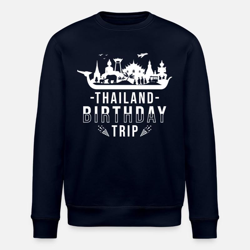 Voyage d’anniversaire en Thaïlande Thaïlande - Sweat bio ROLLER Stanley/Stella Unisexe - marine