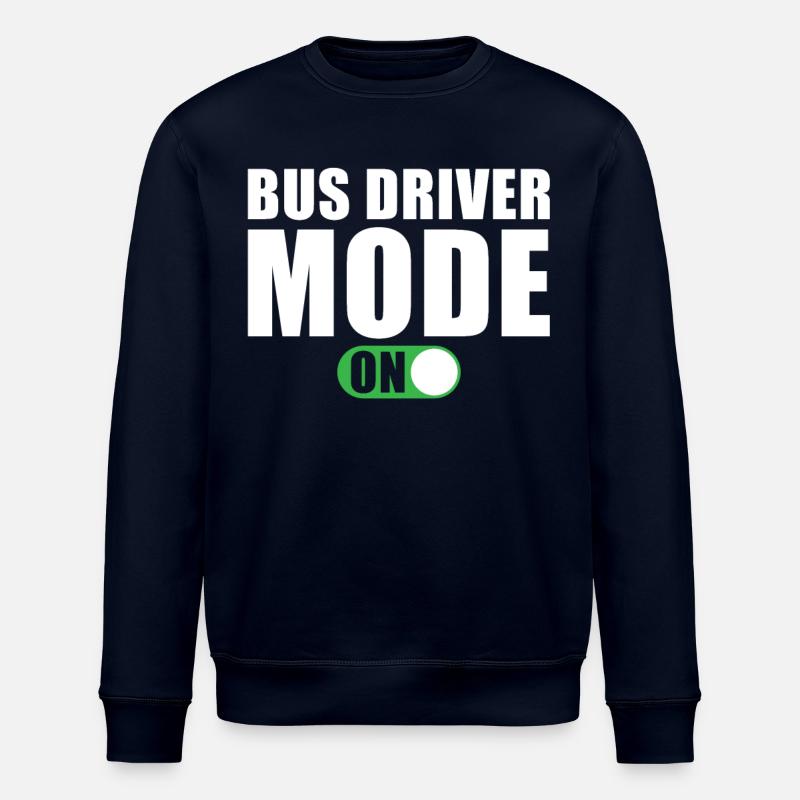 Mode pilote de bus activé - Sweat bio ROLLER Stanley/Stella Unisexe - marine