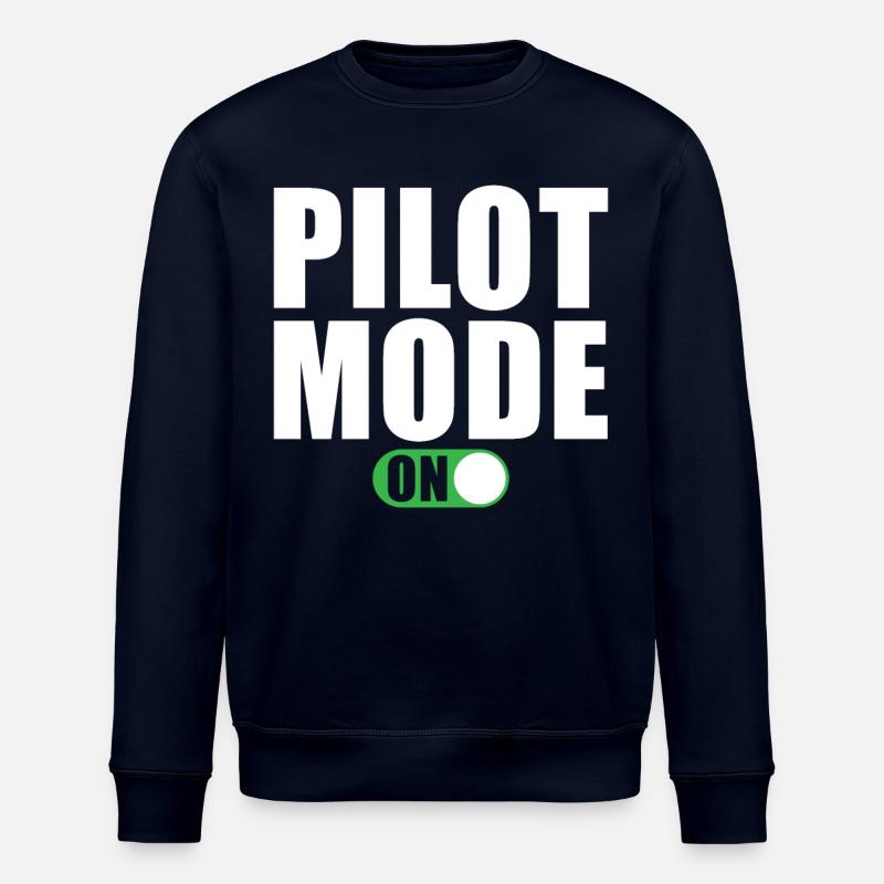 Pilot Modus Ein - Stanley/Stella Unisex Bio-Sweatshirt ROLLER - Navy