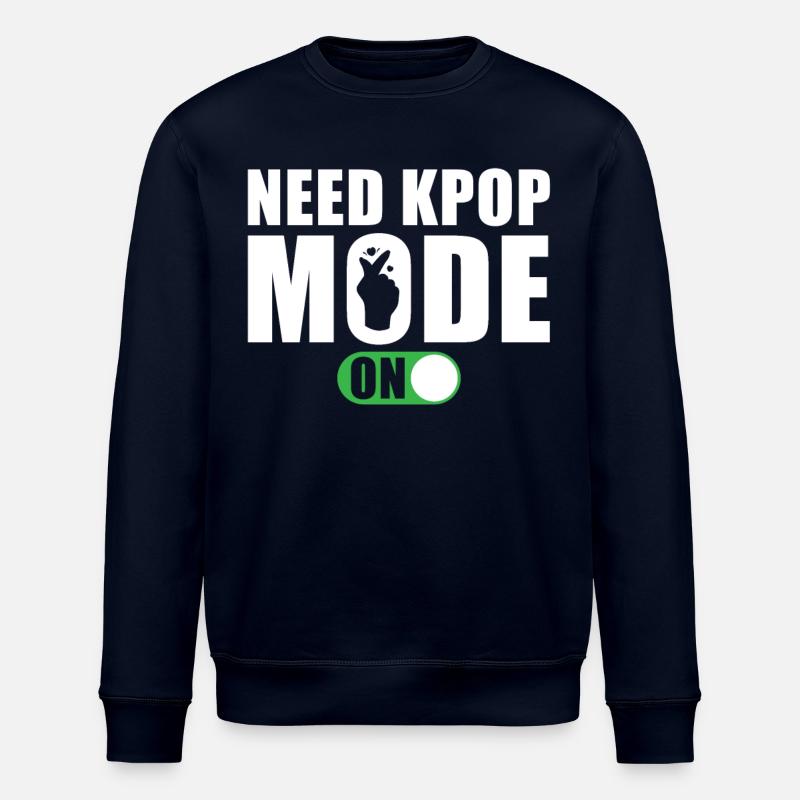 Brauche Kpop-Modus An - Stanley/Stella Unisex Bio-Sweatshirt ROLLER - Navy