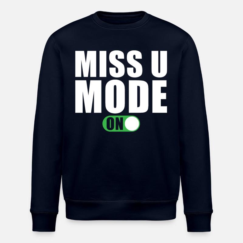 Missing saying - Stanley/Stella ROLLER Unisex Organic Sweatshirt - navy