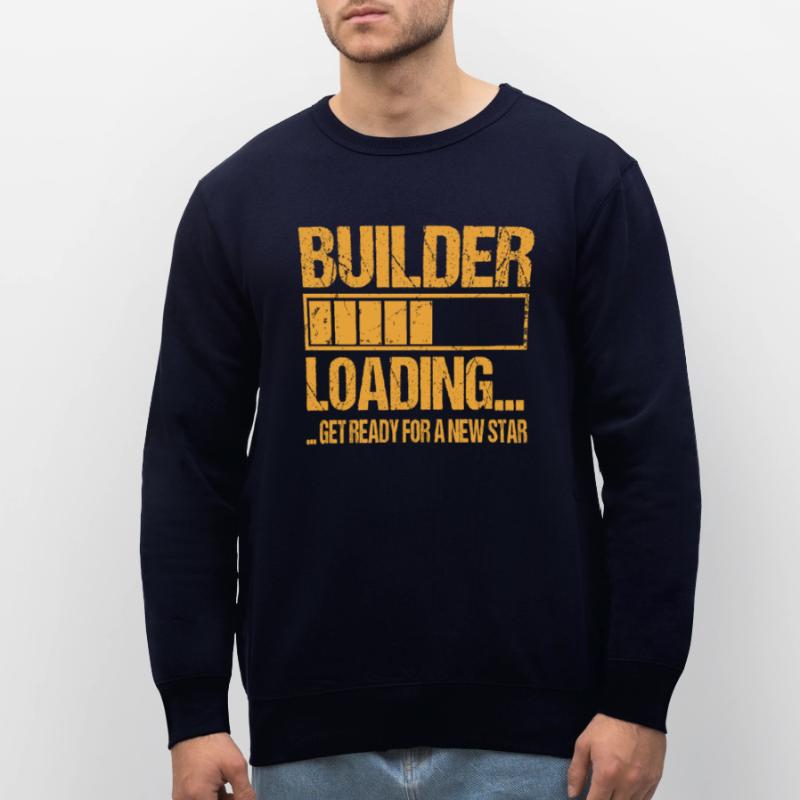 Construction workers loading Construction worker training Stanley/Stella ROLLER Unisex Organic Sweatshirt