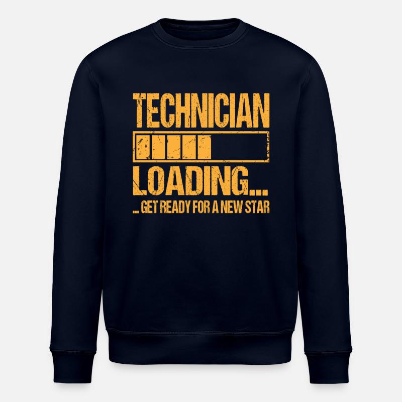 Technician loading Technician Training - Stanley/Stella ROLLER Unisex Organic Sweatshirt - navy
