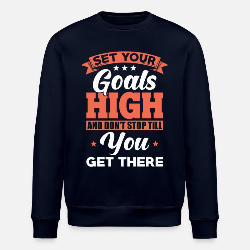 Motivation Objectifs de réussite Dire - Sweat bio ROLLER Stanley/Stella Unisexe - marine