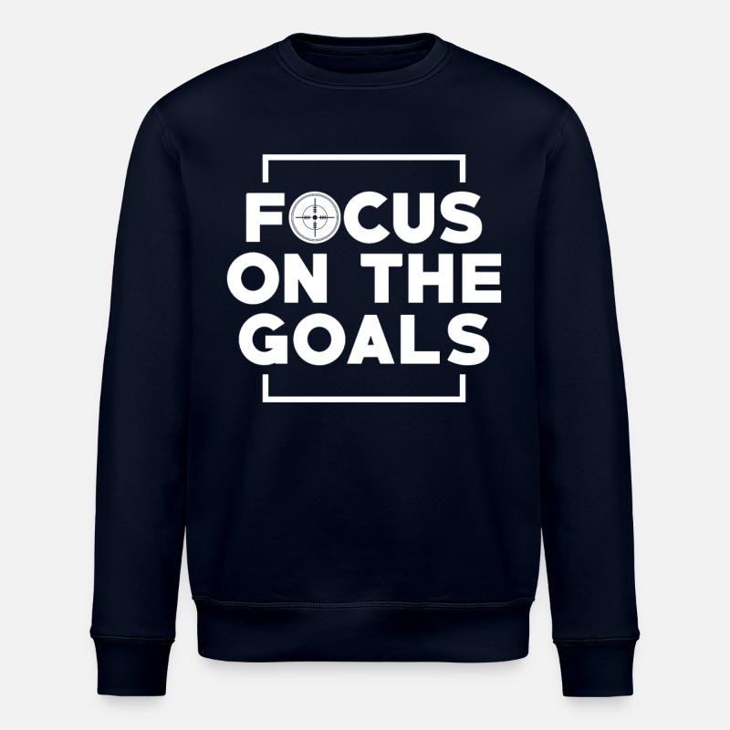 Motivation Succès Focus Objectifs Dire - Sweat bio ROLLER Stanley/Stella Unisexe - marine
