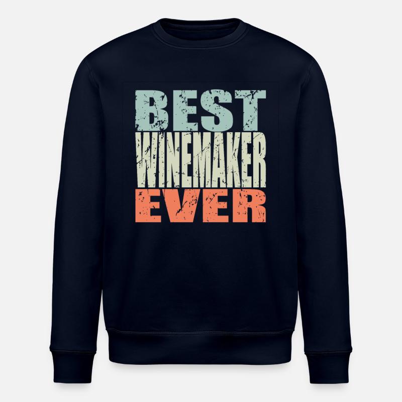 Best Winzer ever Winzer Geschenk - Stanley/Stella Unisex Bio-Sweatshirt ROLLER - Navy