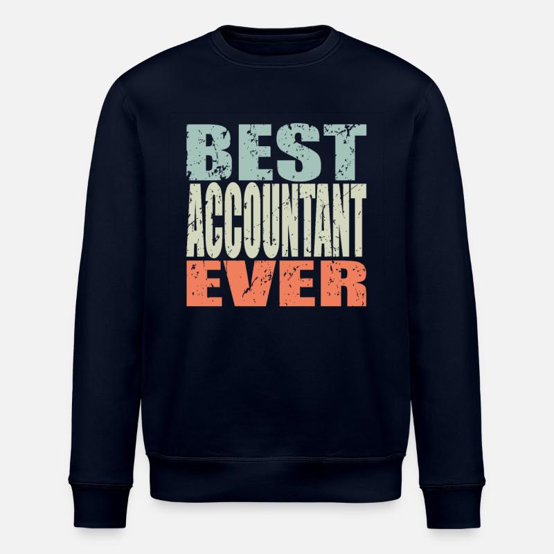 Best Buchhalter ever Buchhalter Geschenk - Stanley/Stella Unisex Bio-Sweatshirt ROLLER - Navy