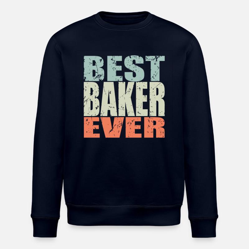 Best Bäcker ever Bäcker Geschenk - Stanley/Stella Unisex Bio-Sweatshirt ROLLER - Navy