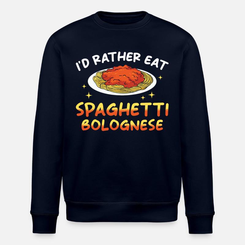 Spaghetti bolognaise - Sweat bio ROLLER Stanley/Stella Unisexe - marine
