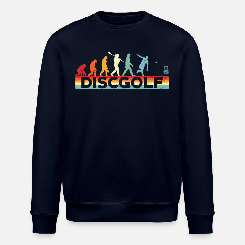 Disc Golf Evolution Disc Golf - Stanley/Stella ROLLER Unisex Organic Sweatshirt - navy