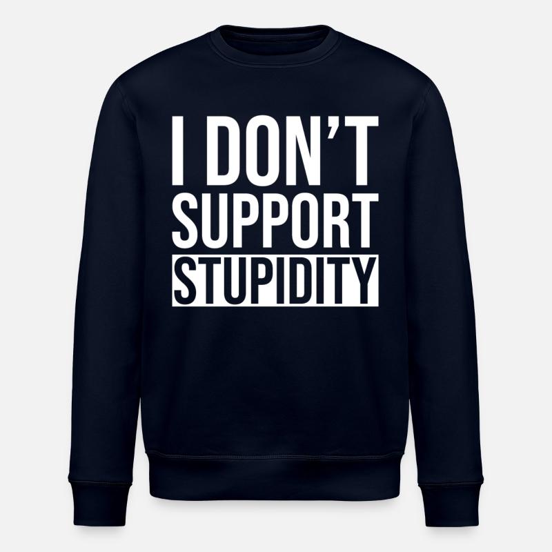 Anti Stupidité - Sweat bio ROLLER Stanley/Stella Unisexe - marine