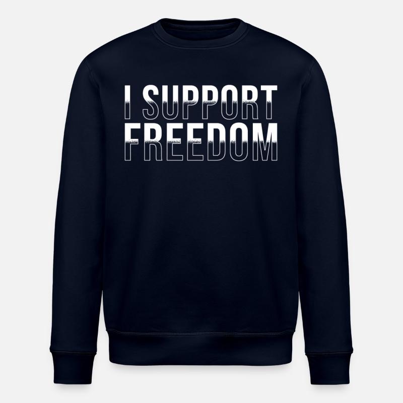 Liberté Soutien Liberté Citation - Sweat bio ROLLER Stanley/Stella Unisexe - marine
