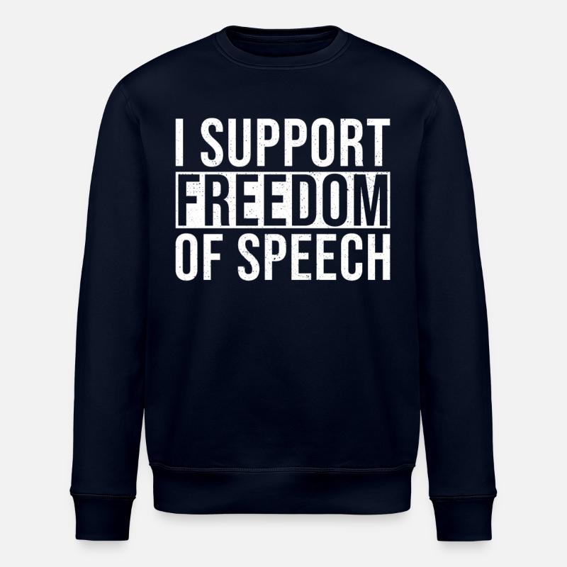Liberté d’expression - Sweat bio ROLLER Stanley/Stella Unisexe - marine