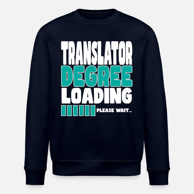 Translator invites training - Stanley/Stella ROLLER Unisex Organic Sweatshirt - navy