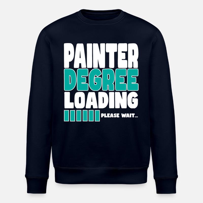 Painter invites training - Stanley/Stella ROLLER Unisex Organic Sweatshirt - navy