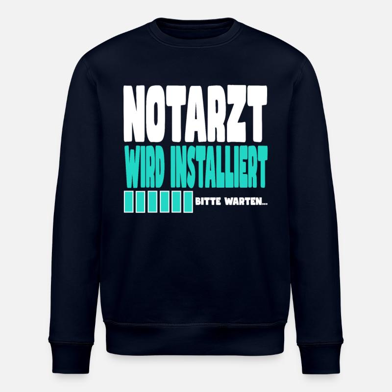 Notarzt wird installiert - Stanley/Stella Unisex Bio-Sweatshirt ROLLER - Navy