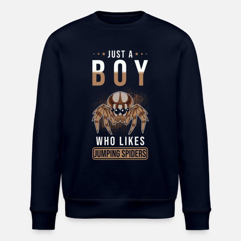 Dicton Jumping Spider - Sweat bio ROLLER Stanley/Stella Unisexe - marine