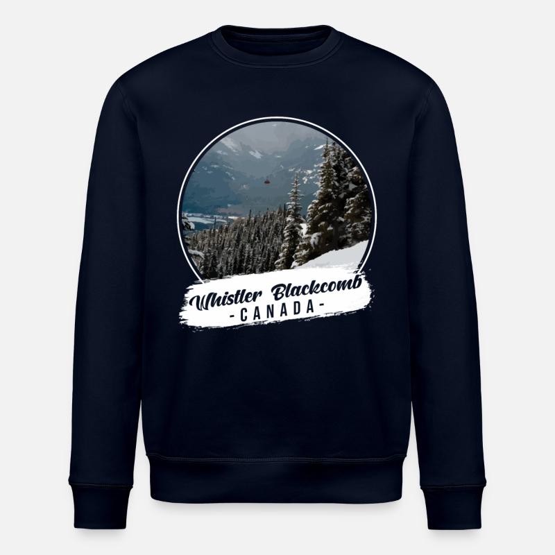 Whistler Blackcomb Canada Souvenir - Sweat bio ROLLER Stanley/Stella Unisexe - marine