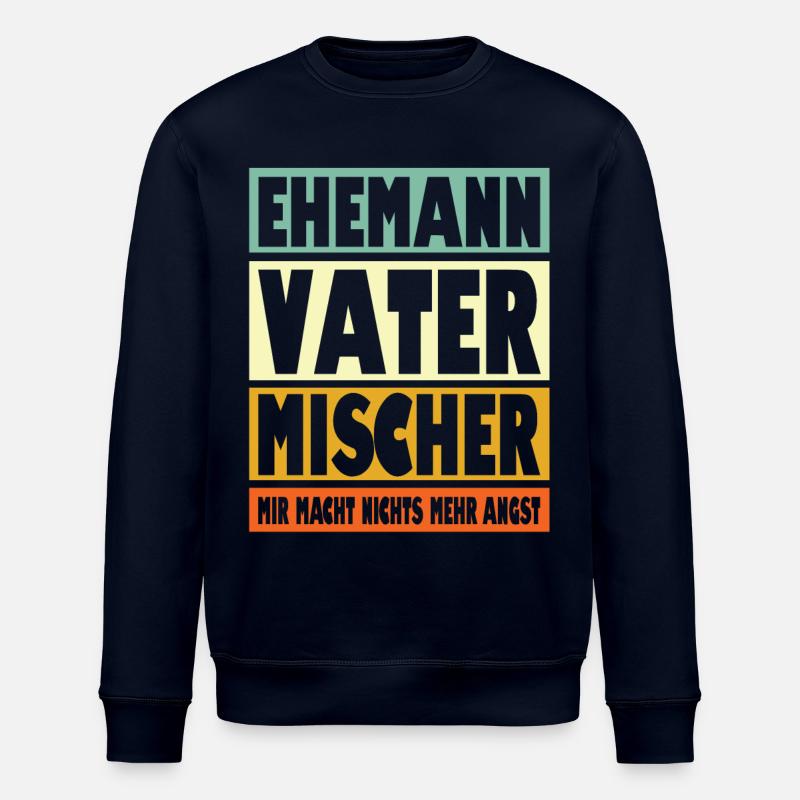 Mischer Vater Ehemann Held - Stanley/Stella Unisex Bio-Sweatshirt ROLLER - Navy