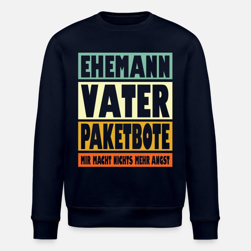 Paketbote Vater Ehemann Held - Stanley/Stella Unisex Bio-Sweatshirt ROLLER - Navy