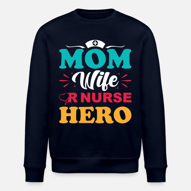 Infirmière chirurgicale Mama - Sweat bio ROLLER Stanley/Stella Unisexe - marine