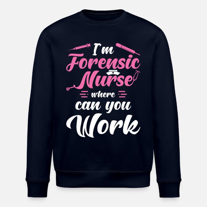 Forensic Nurse - Stanley/Stella ROLLER Unisex Organic Sweatshirt - navy
