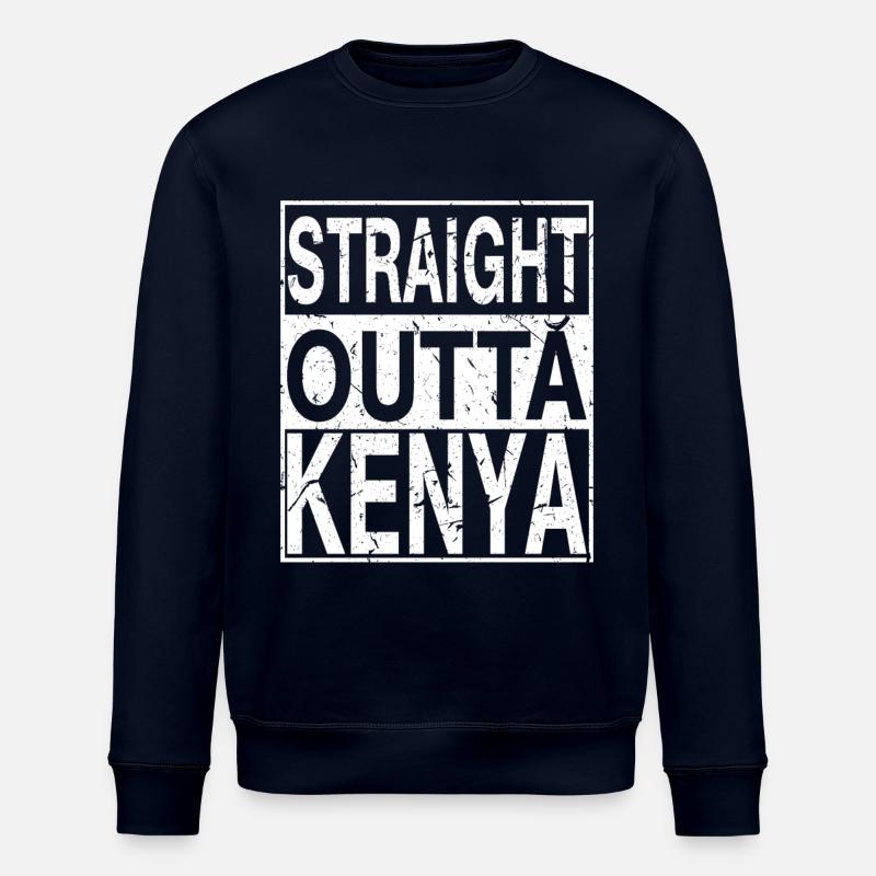 Kenya Straight outta Kenya - Sweat bio ROLLER Stanley/Stella Unisexe - marine