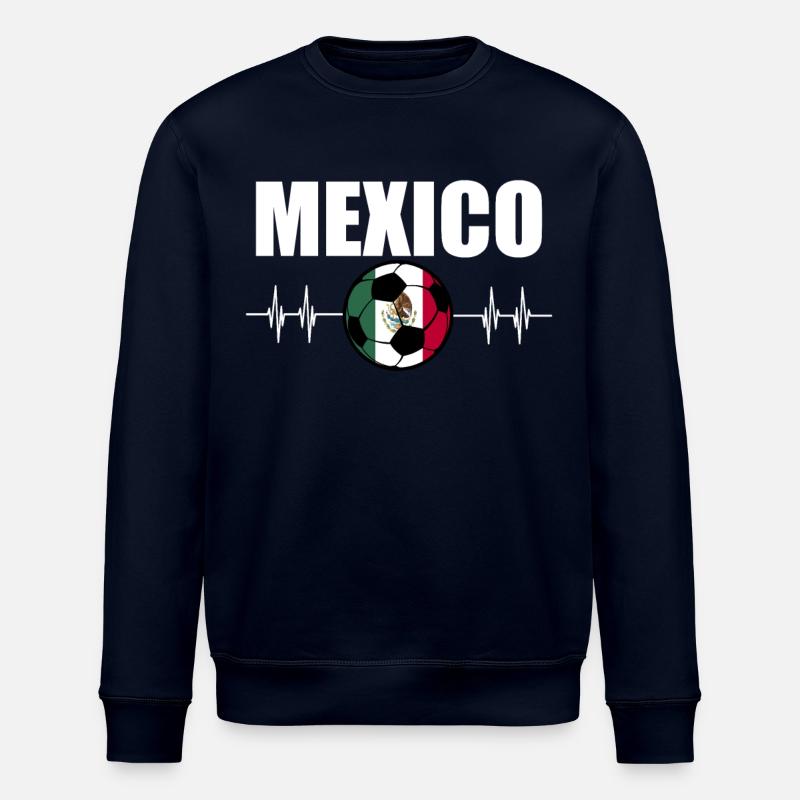 Mexiko Fußball - Stanley/Stella Unisex Bio-Sweatshirt ROLLER - Navy