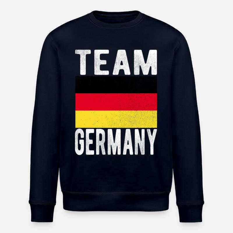 Drapeau de l’Allemagne - Sweat bio ROLLER Stanley/Stella Unisexe - marine