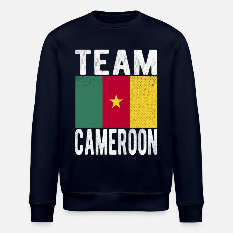 Drapeau camerounais - Sweat bio ROLLER Stanley/Stella Unisexe - marine