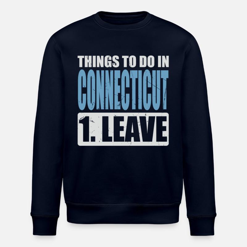 Mème du Connecticut - Sweat bio ROLLER Stanley/Stella Unisexe - marine