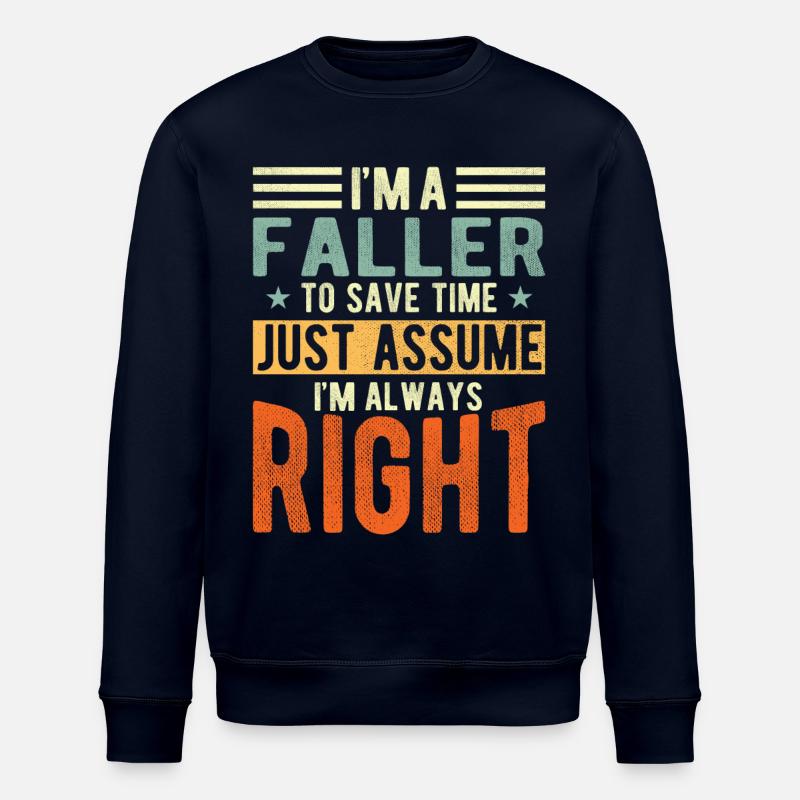Faller - Stanley/Stella ROLLER Unisex Organic Sweatshirt - navy